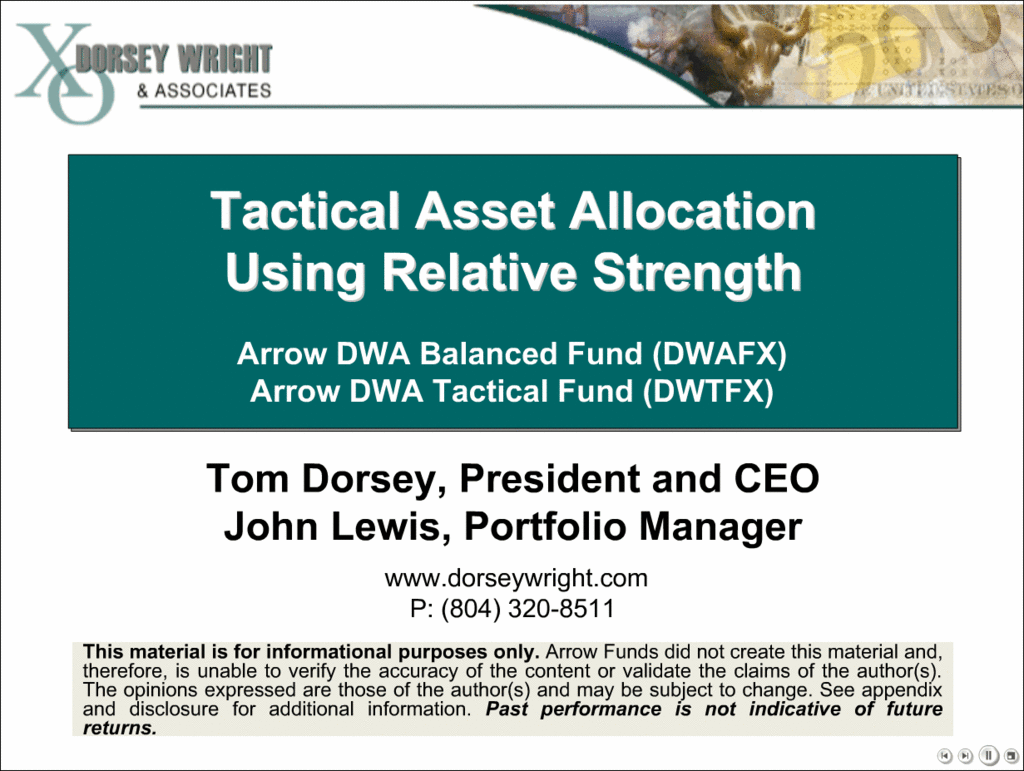 TAAPresentation2091412 Photo : Tactical Asset Allocation Using Relative Strength TAAPresentation2091412 Tactical Asset Allocation Using Relative Strength