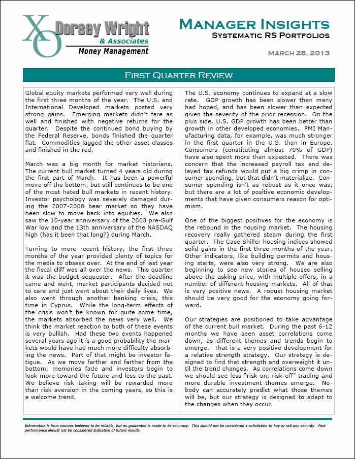 insights Photo : Manager Insights First Quarter Review insights Manager Insights First Quarter Review