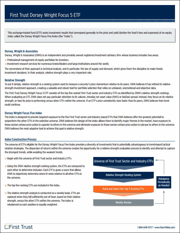 focus 5 Photo : First Trust to Launch First Trust Dorsey Wright Focus 5 ETF focus 5 First Trust to Launch First Trust Dorsey Wright Focus 5 ETF