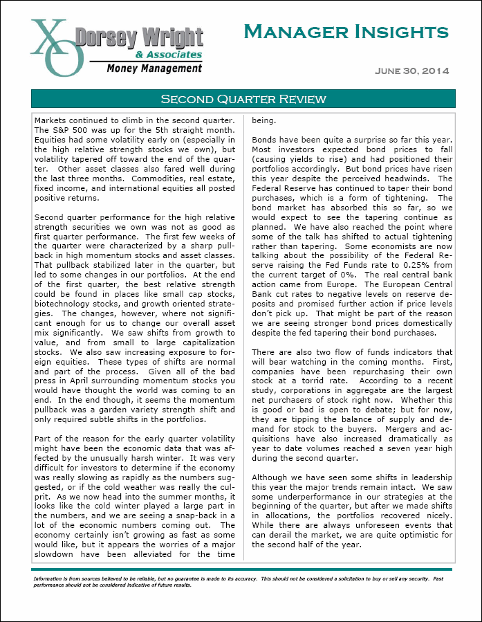 q2 Photo : Q2 Manager Insights q2 Q2 Manager Insights