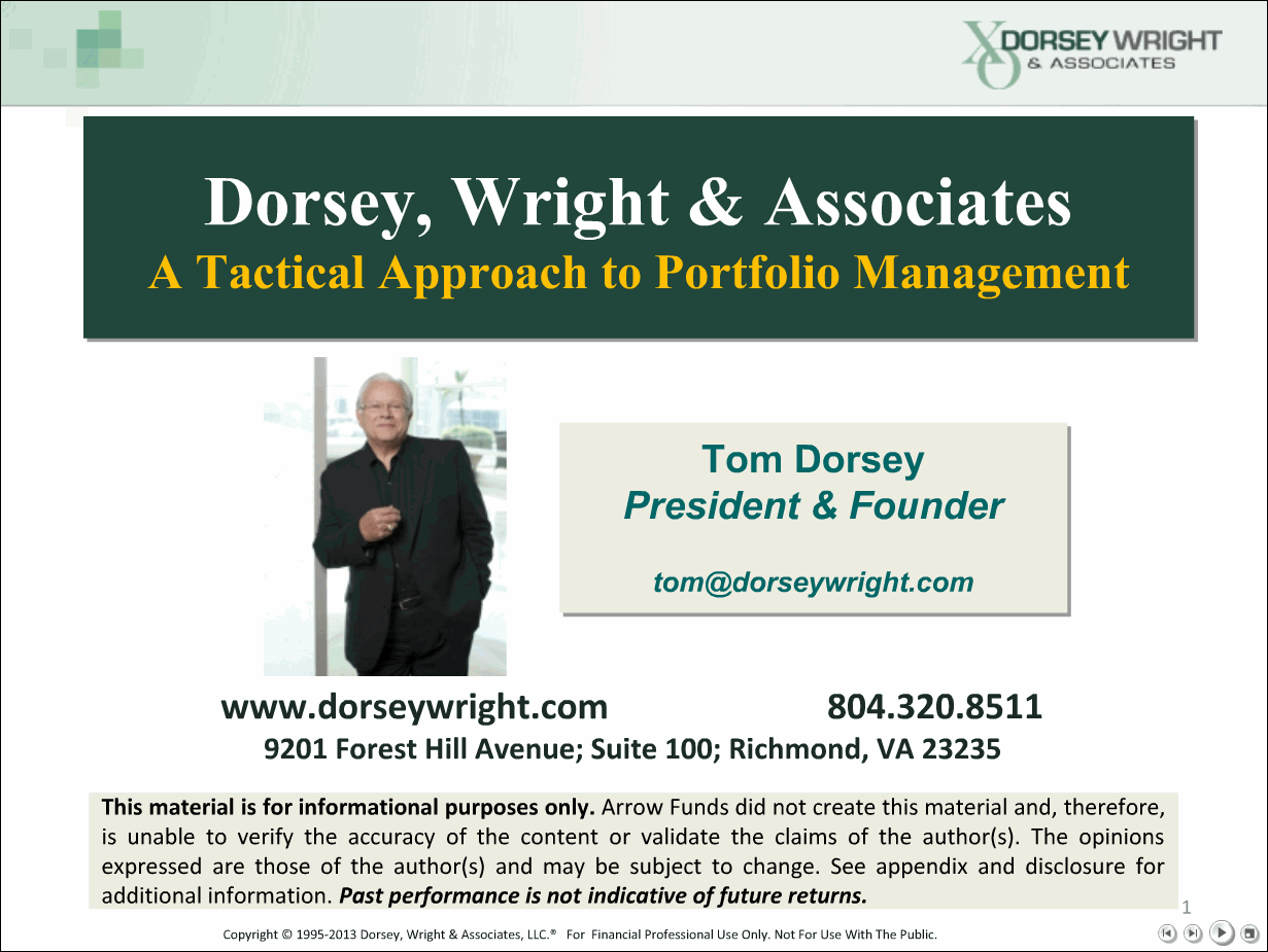 DWA Arrow1 A Tactical Approach to Portfolio Management